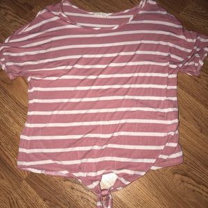 Pink Stripped Soft Tee